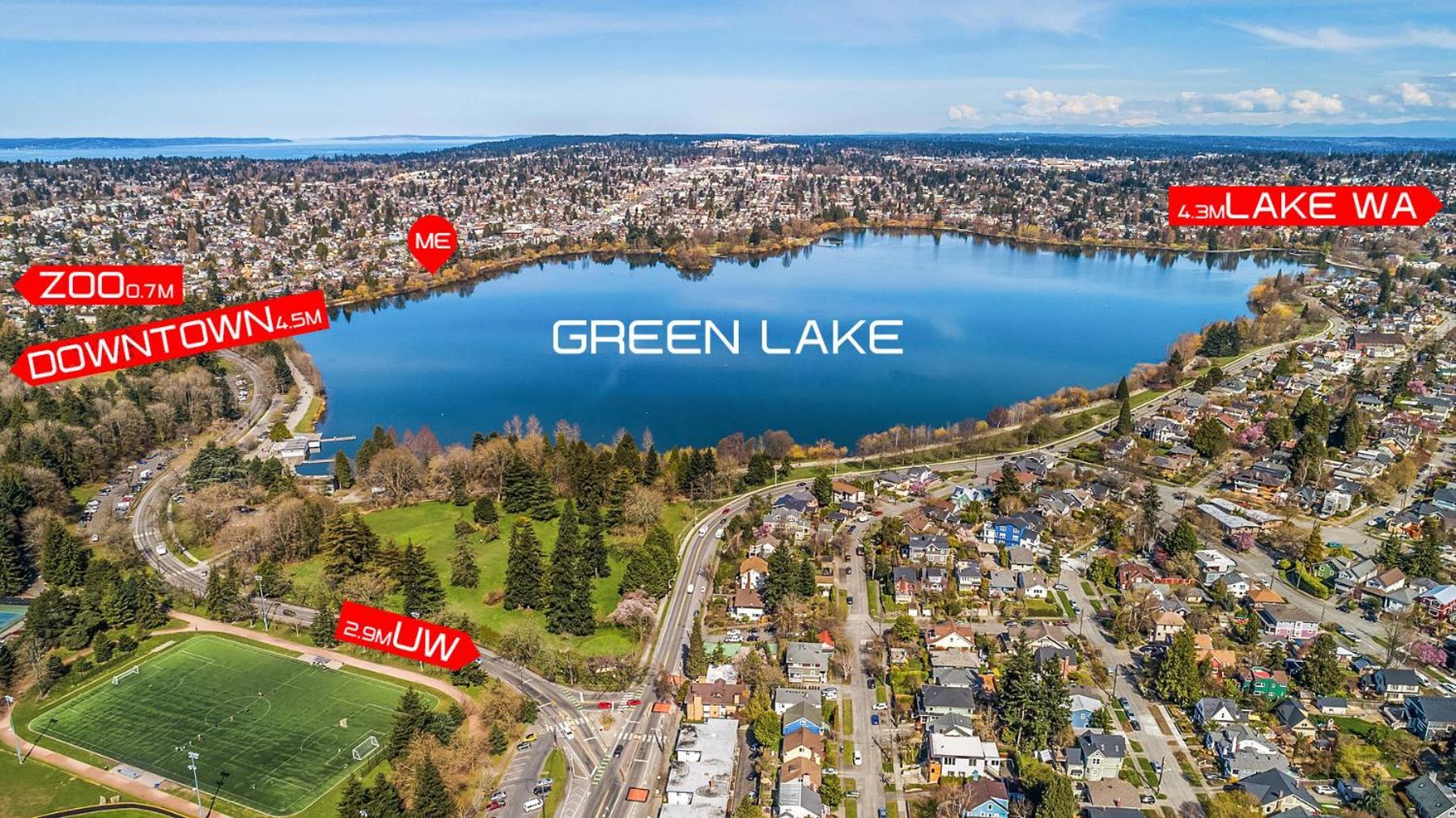 Green Lake 1St Line Home D Full Modern Remodeled Seattle Dış mekan fotoğraf